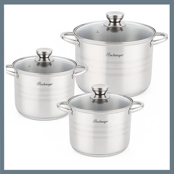 Set di Pentole Bachmayer 6 Pezzi – Modello BM-191