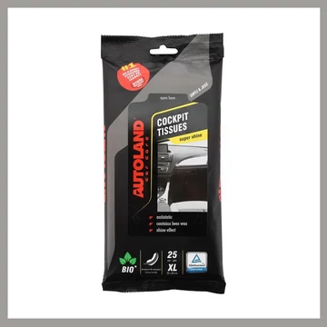 Salviette per Cruscotto Autoland – Effetto Extra Lucido, 25 Pezzi XL – 00817