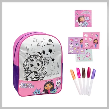 Zaino da Colorare Gabby&#039;s Dollhouse per Bambine – 2700001824
