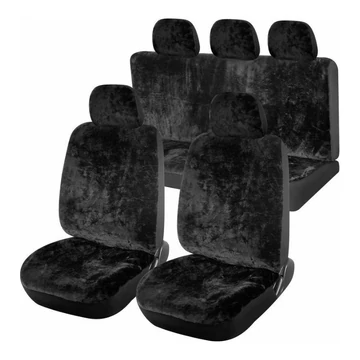 Set Coprisedili SMOOTH Nero – 11 Pezzi 31694