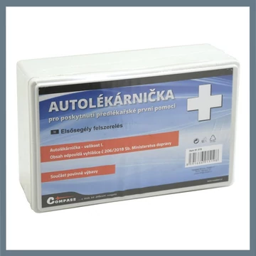 Kit di Pronto Soccorso in Plastica – Misura I – Conforme al Decreto 206/2018 (MK) 91519