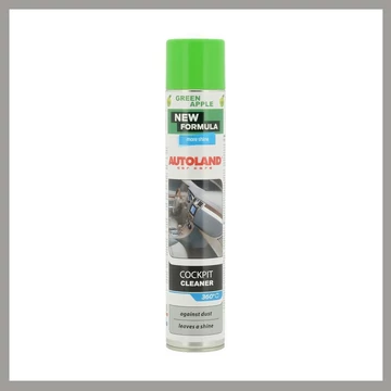 Spray Lucidante per Cruscotto Autoland – Profumo di Mela Verde, Effetto Lucido – 00319