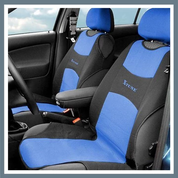 Set Coprisedili Anteriori TRIKO – 2 Pezzi, Blu – 31632