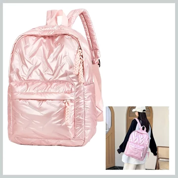 Zaino Trapuntato Lucido – Rosa – EQ1913613-r