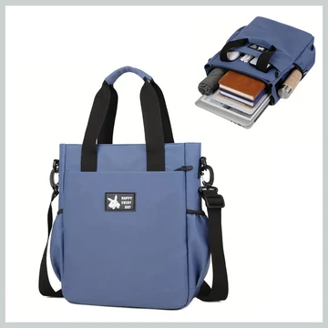 Borsa/Zaino 2 in 1 “Happy Every Day” – Blu – RQ195736-k