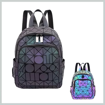 Zaino Olografico con Motivo Geometrico – YH1894448-B