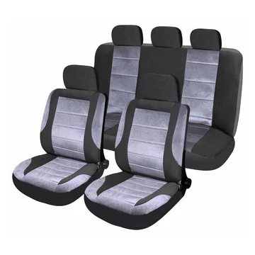 DELUXE AIRBAG set coprisedili – 9 pezzi, nero/grigio 31670