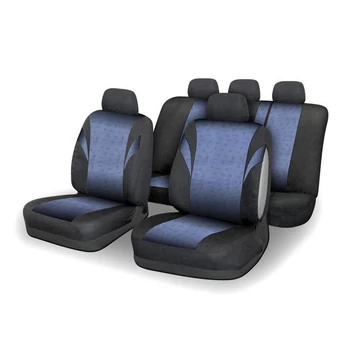 POLY set coprisedili – 9 pezzi, blu, compatibile con airbag 31678