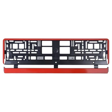 Portatarga – base nera con striscia rossa 91568