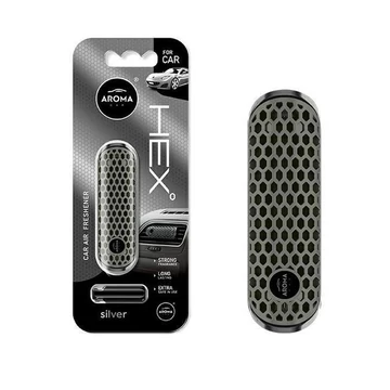 Profumatore auto HEX AROMA – silver am83576