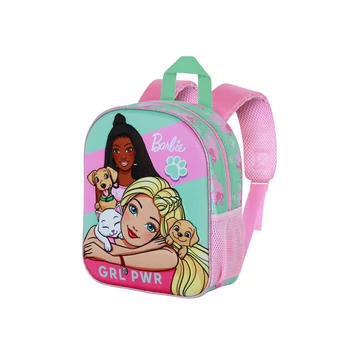 Zainetto per bambini Barbie “GRL PWR” – Con motivo animale, formato asilo 08203