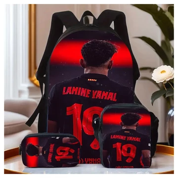 Set di borse 3 pezzi Yamal – zaino leggero in nylon con borsa pranzo e astuccio UK3143268