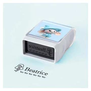 1 timbro personalizzabile con motivo elefantino WX43942