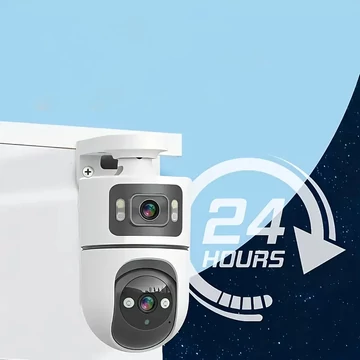 Telecamera di Sicurezza WiFi da Esterno – Rotazione 360°, Visione Notturna, Rilevamento Persone – PE4051825