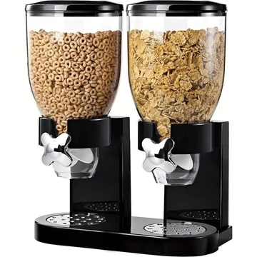 Dispenser Doppio per Cereali e Alimenti Secchi – 2 × 4,5 l – FD205749-2