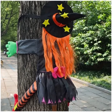 Decorazione Strega di Halloween – 103 × 88 cm – HA197509