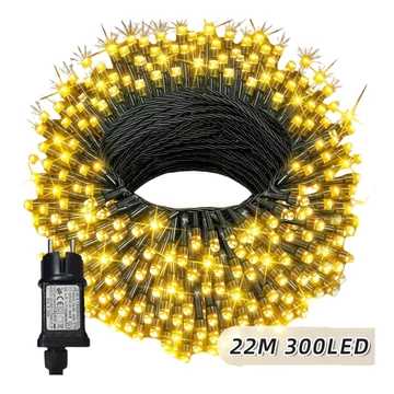 Catena luminosa natalizia a LED – 22 m, 200 LED, bianco caldo QA3709463-2