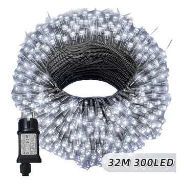Catena luminosa natalizia a LED – 32 m, 300 LED, bianco freddo QA3709463-4