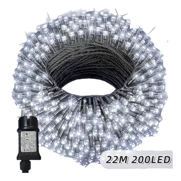 Catena luminosa natalizia a LED – 22 m, 200 LED, bianco freddo QA3709463-5