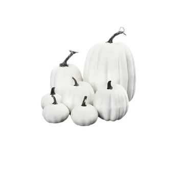 Set di 7 zucche decorative finte – Bianche HN104988-2