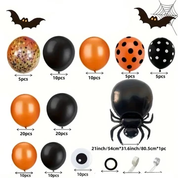 Set di 109 palloncini di Halloween YN193933
