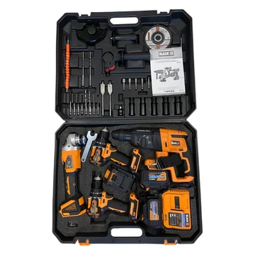 BLACK Kit di Utensili a Batteria – 4 macchine + accessori 53747