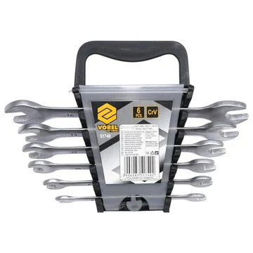 Vorel Set di Chiavi a Forchetta Doppie – 6 pezzi, 6–17 mm TO-51740