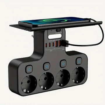 Multipresa multifunzione 4× AC + 6× USB (3× Type-C ricarica rapida) EH3929533
