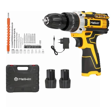 Trapano avvitatore a percussione a batteria – 21V, con 2 batterie, accessori e valigetta CE3287149-2