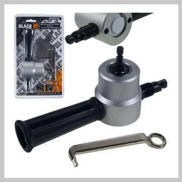 BLACK Adattatore per Taglio Lamiera per Trapani (max. 3000 giri/min) – Mod. 43206