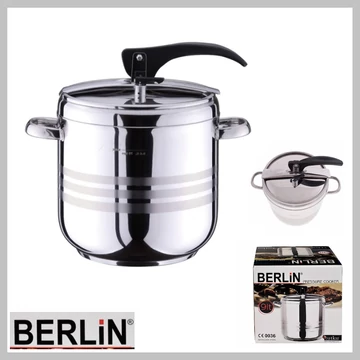 Pentola a Pressione Berlin in Acciaio Inox – 14 Litri – BK-14L