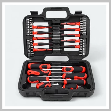 FISCHER FS-1058 – Set di Cacciaviti e Inserti da 58 Pezzi
