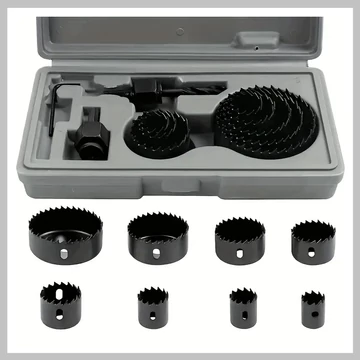 Set di Seghe a Tazza 11 Pezzi – 19–64 mm – KK-11