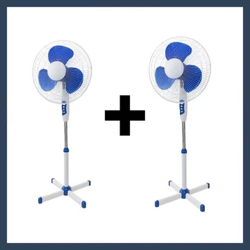 2 pezzi ventilatore a piantana 40 cm 0360-2