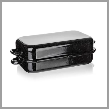 BANQUET CULINARIA Casseruola smaltata quadrata nera da 35 cm, 2 pezzi 13705053