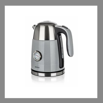 ACTIVER Teiera a doppio strato in acciaio inox in grigio 14012016