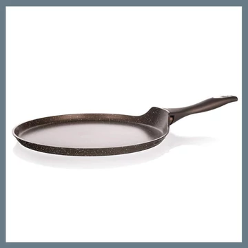 BANQUET PREMIUM DARK BROWN griglia antiaderente per pancake, 24 x 1,6 cm 40055024