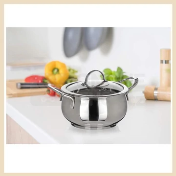 Banchetto Pentola in acciaio inox con coperchio PICCOLO Belly 48721024