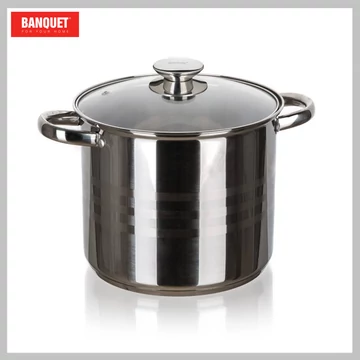 BANQUET Pentola in acciaio inox LIVING 7,2 l 48722007-A