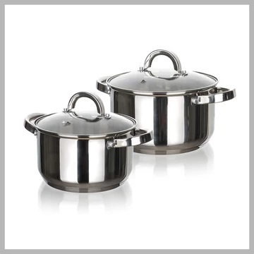 BANQUET Set di pentole in acciaio inossidabile, 4 pezzi 48727024