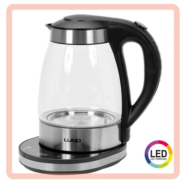 Teiera elettrica Lund con pannello di controllo digitale e luce LED 68174