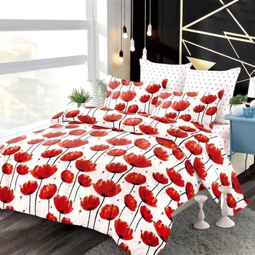 Set di biancheria da letto di alta qualità a 7 pezzi Fiori 7Viragok1HL-03