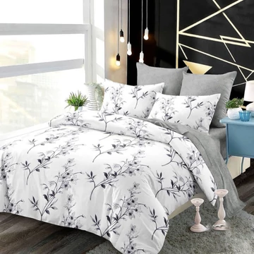 Set di biancheria da letto di alta qualità a 7 pezzi Fiori 7Viragok4HL-03