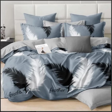 Set di biancheria da letto 7 pezzi, spessa e resistente ai colori Dalma 1