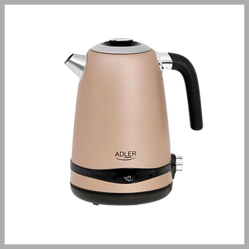 Teiera Adler con display LCD e controllo della temperatura, 1,7L AD1295