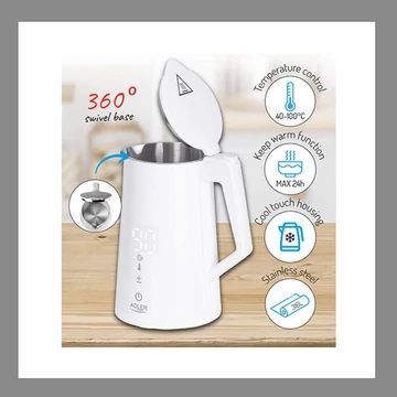 Bollitore LCD Adler AD 1345 Bianco