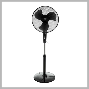 Ventilatore a piantana Adler - 40 cm, 90 W, nero - AD7323b