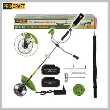 PROCRAFT Set di decespugliatori a batteria ATA-40C