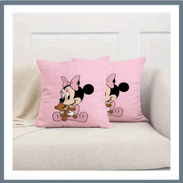 Set di 2 federe decorative con motivo Minnie, 45 x 45 cm AW848051