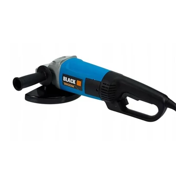 Smerigliatrice angolare nera 3500W con avviamento progressivo e impugnatura girevole - 42605